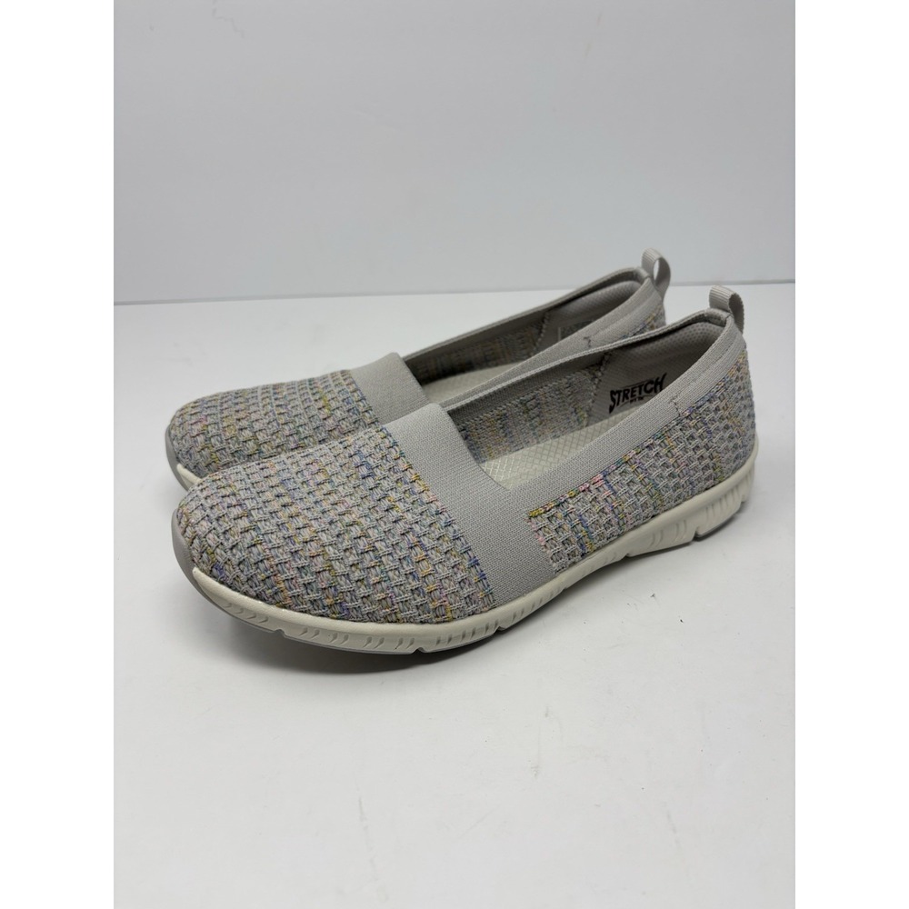 Skechers Women's 9 Gray Be Cool Sherbet Skies Slip-On
